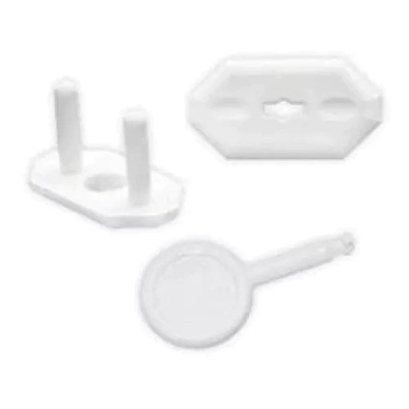 Protetor de Tomada Bebê Kit 10 Unidades Antichoque Segurança Infantil Kuka Proteção Criança Casa Plug Tomada