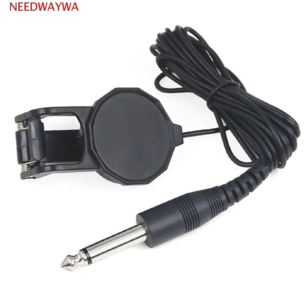 NEEDWAYWA Captador De Guitarra , Transdutor Acústica Com Entrada De Áudio , Amplificador De Afinador Plugue 6.5