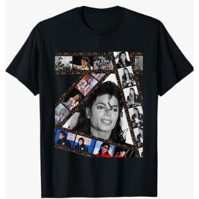 Camiseta Michael Jackson Adulto/Infantil Lançamento Unissex Em Algodao