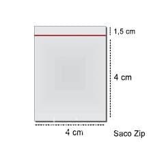 1000 Sacos Saquinho Zip Lock Hermético 4x4