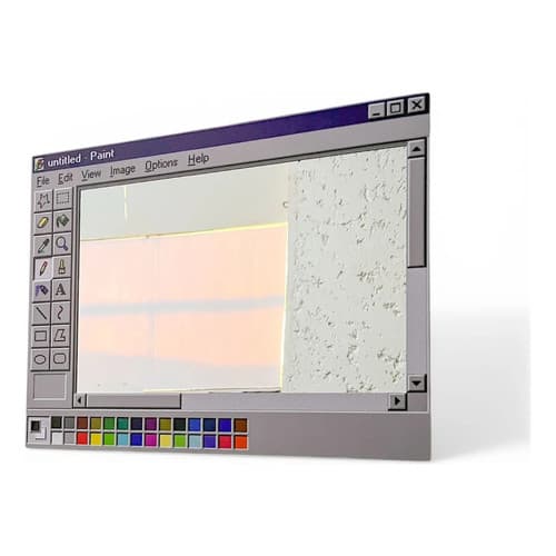 Espelho Decorativo Paint Computador Nostálgico Acrílico Colorida