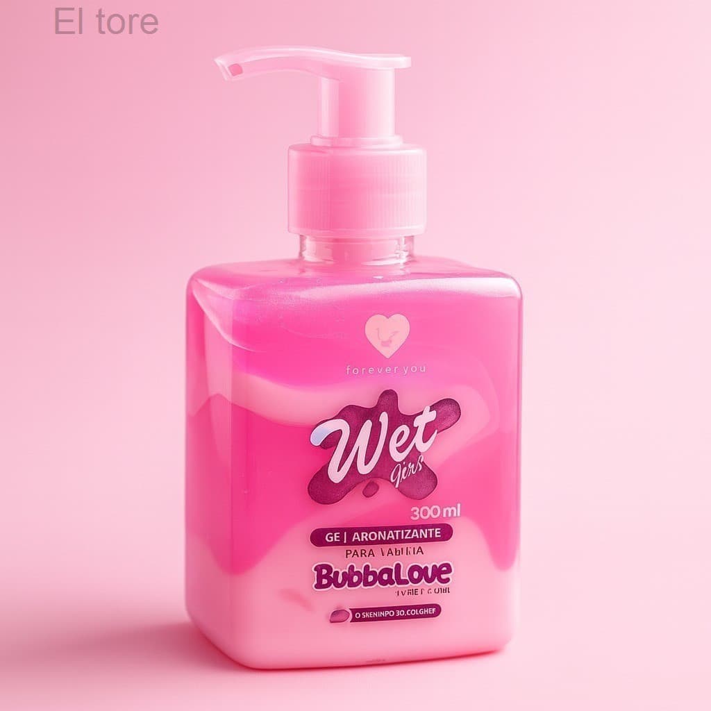 Gel Aromatizante Feminino Tutti Frutti Wet Girls BubbaLove 300ml Fragrância SuaveD76T