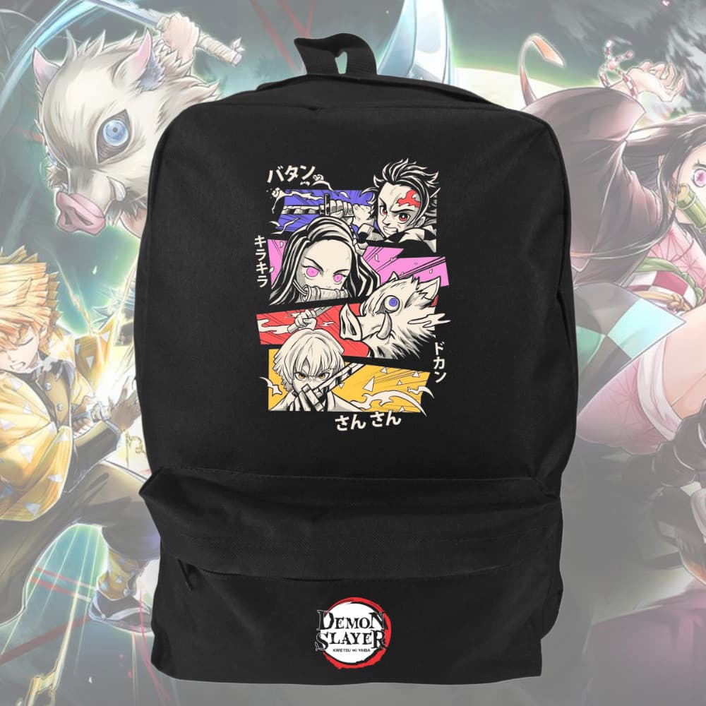 Mochila DEMON SLAYER escolar estampada personalizada anime