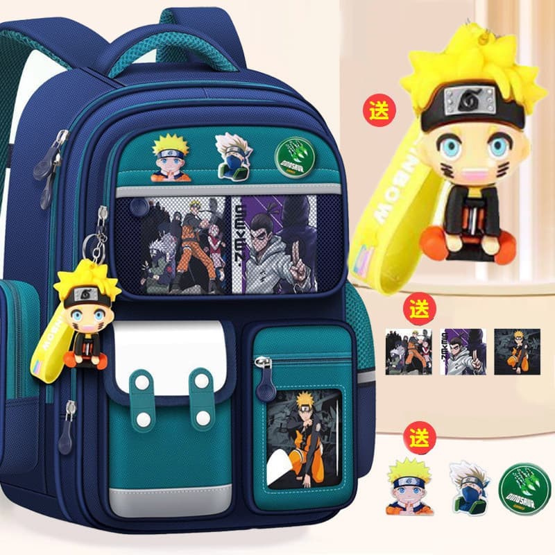 Mochilas escolares populares para crianças 2025 para estudantes do ensino fundamental meninos mochila Naruto