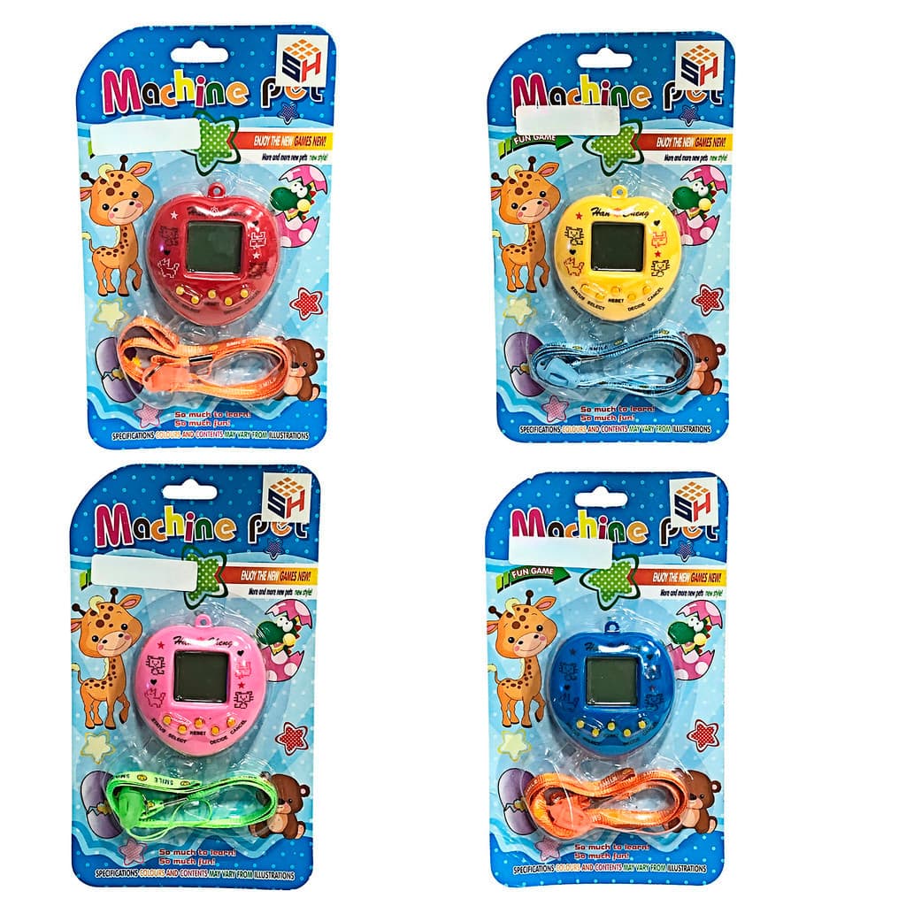 Brinquedo Pet Virtual Tamagotchi 168 em 1 – Bichinho Digital Retro Mini Game Original HM Toys