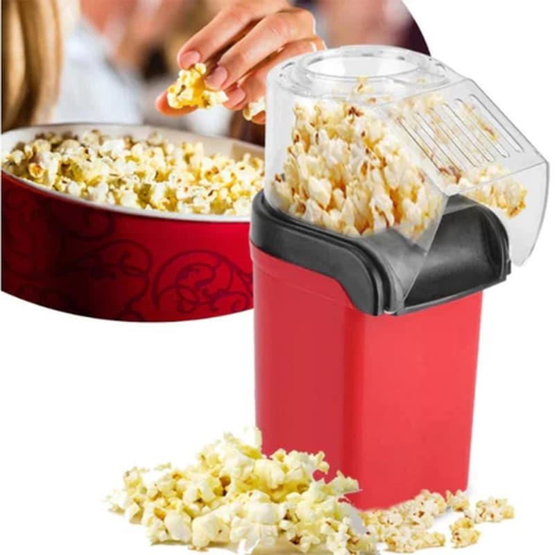 Pipoqueira Elétrica de Ar Quente – Máquina de Fazer Pipoca Sem Óleo 110V (Envio Imediato)