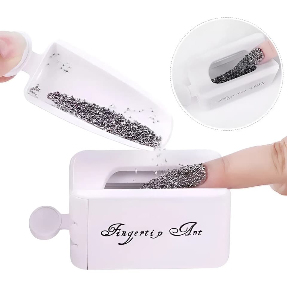 Recipiente Duplo Pazinha Coletor Glitter Anti Desperdício