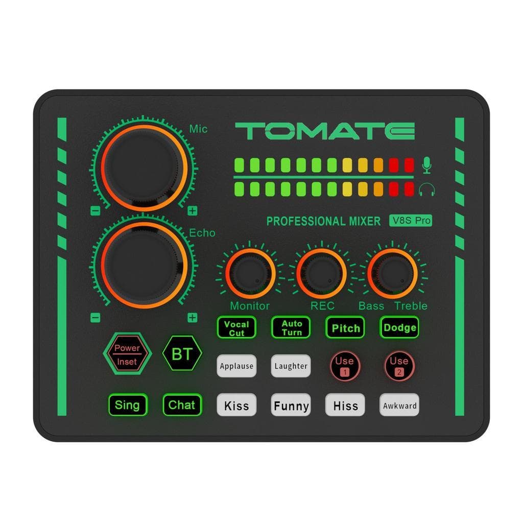 Mesa de Som Digital Tomate MPS-004 Interface Áudio USB
