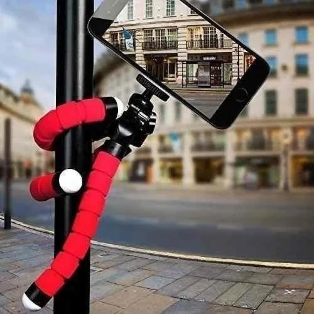 Mini Tripé Flexível Articulado Polvo Para Celular E Câmera Suporte Smartphone 360º 🤳📸🐙✨