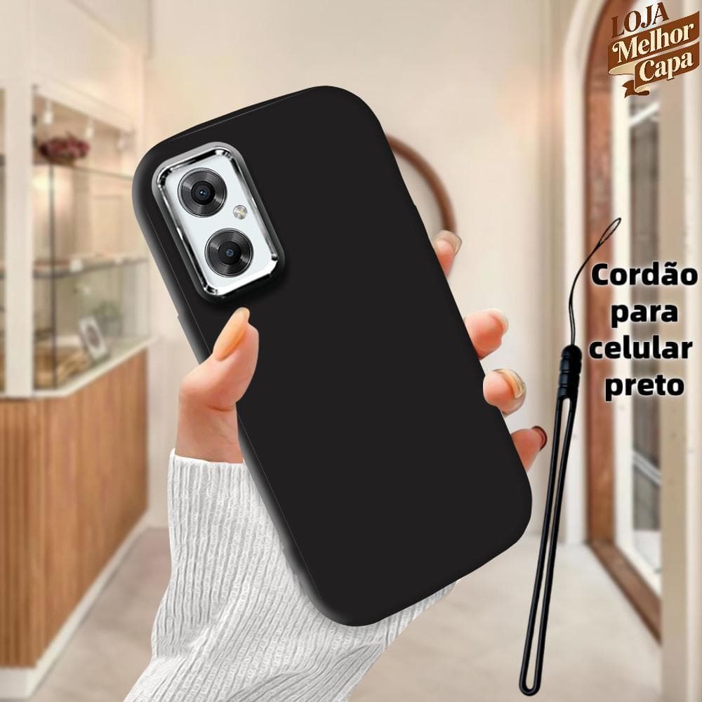 Capinha Simples Macia Silicone Para Xiaomi Poco M4 5G Capa Protetora Telefone Caso De Celular Open Lens 0000 Case PD