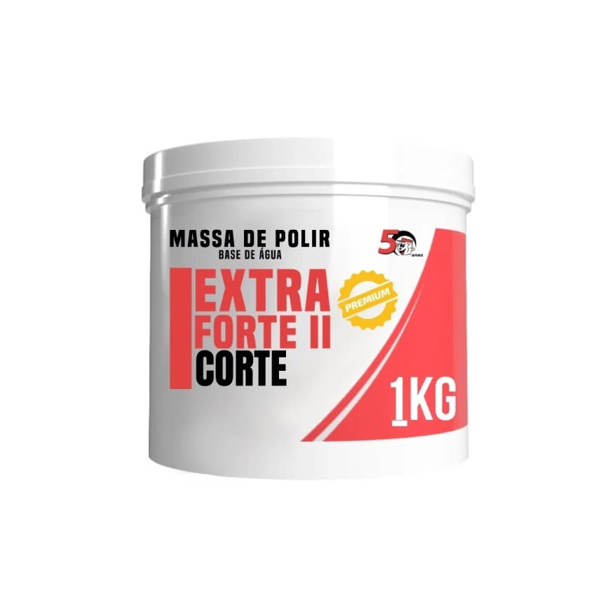 Massa de Polir Extra Forte N 2 Lincoln 1kg Corte e Refino