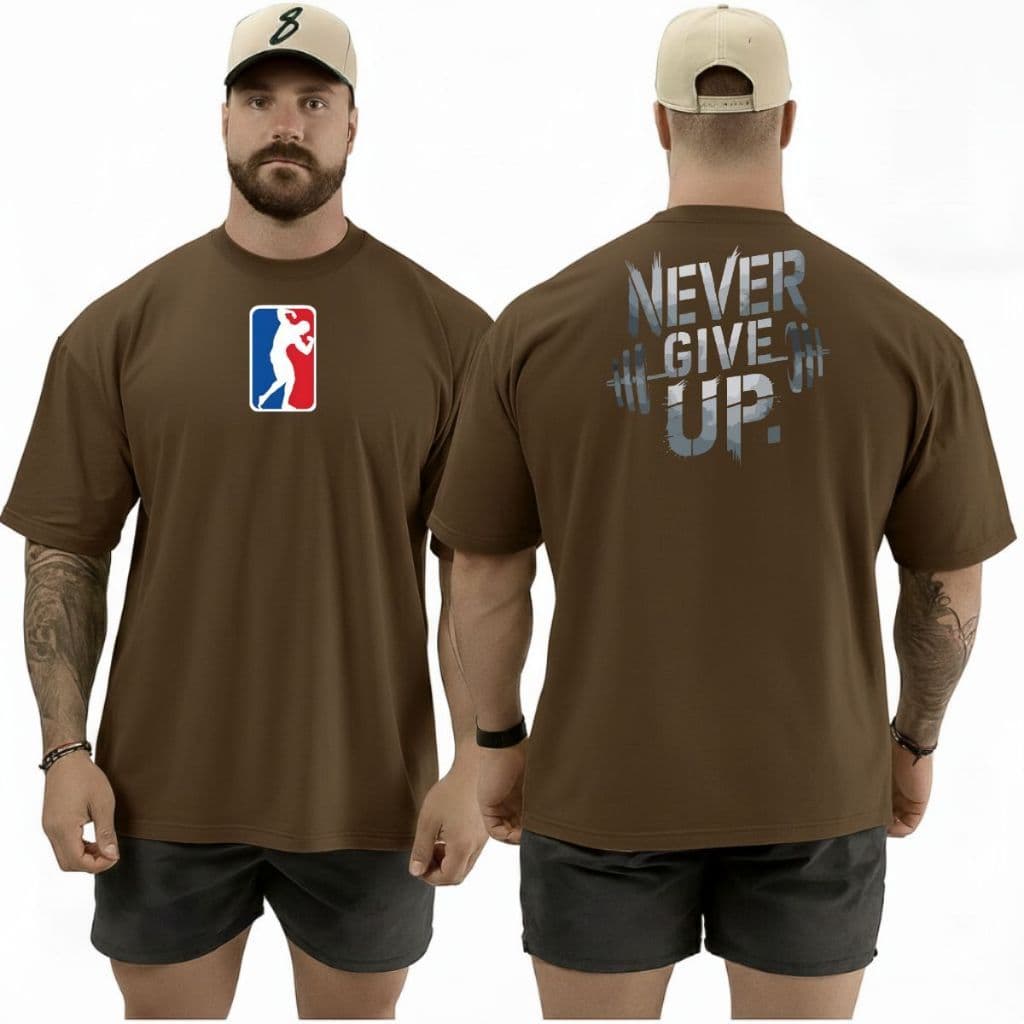 Camiseta Camisa Oversized Academia Musculação Streetwear 100% Algodão premium treino street