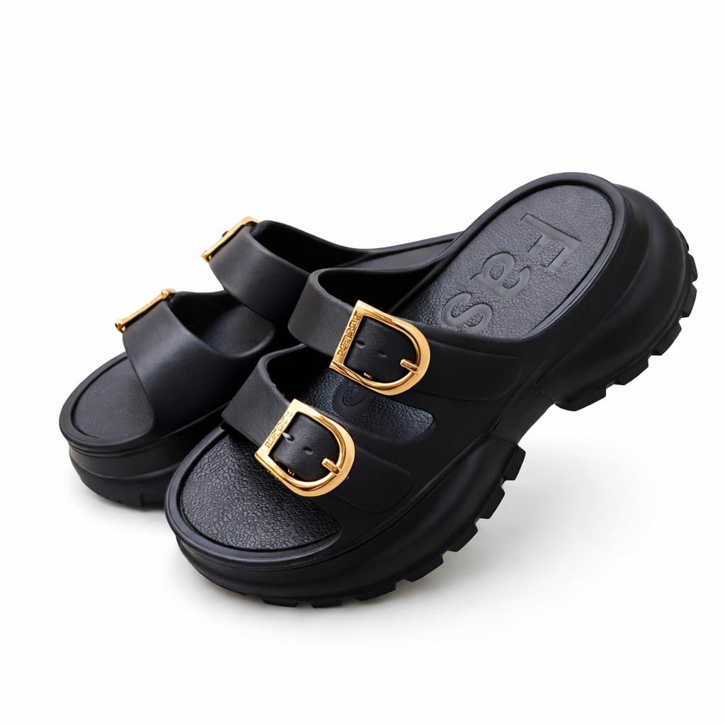 Sandália Feminina Moderna EVA Solado Robusto Elegância Casual Versátil
