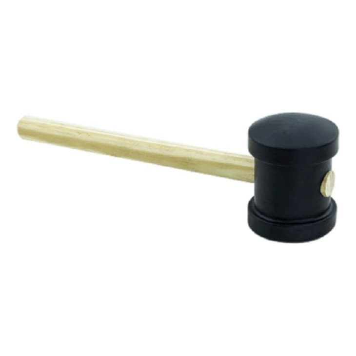 Martelo Marreta Borracha Preto 40mm (pequeno) Gerplast