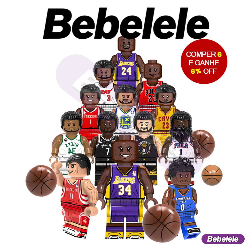 Minicarinha, boneca bola de basquete, brinquedo de montar, presente de aniversário