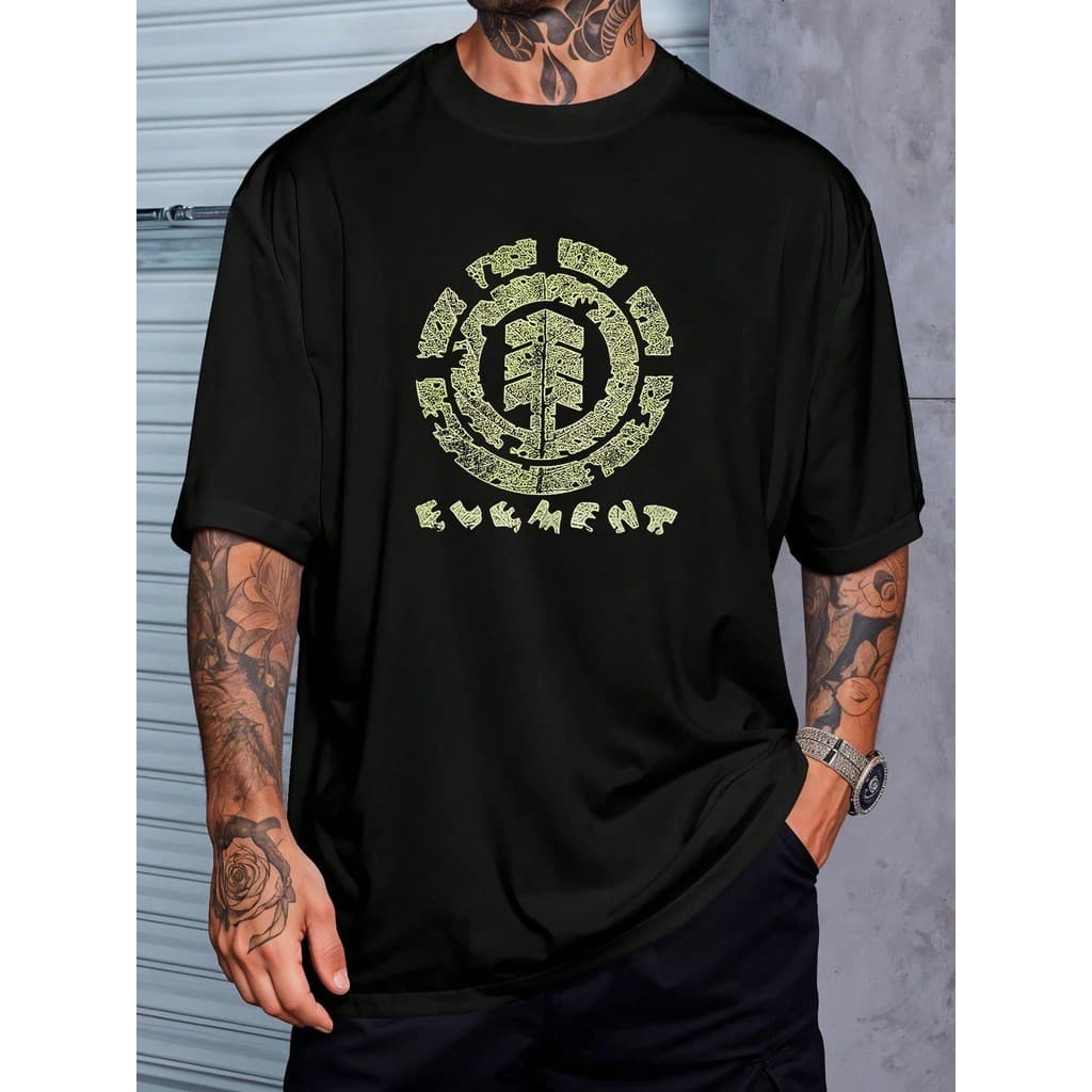 Camiseta Element Folha Street Camisa Blusa Unissex Masculino Feminino 100% Algodão  Streetwear    Plus Size