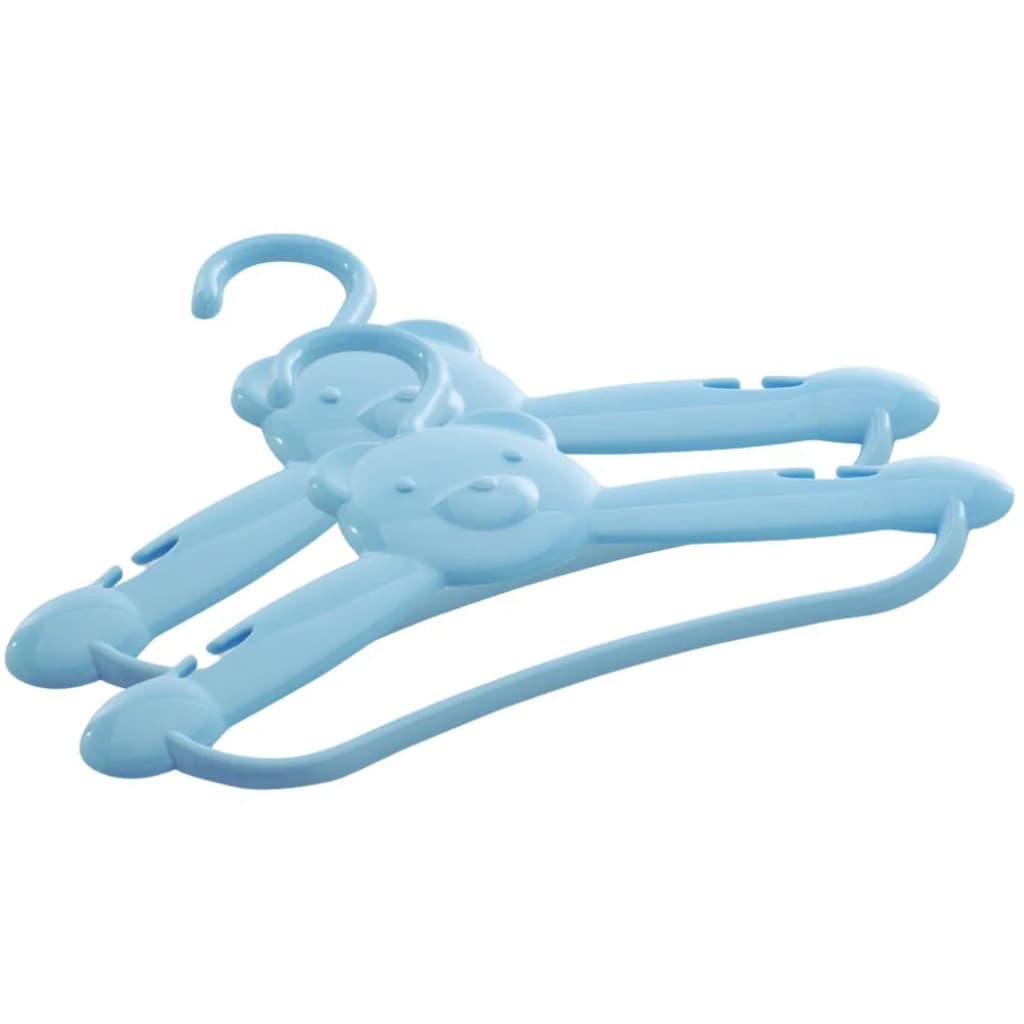 Adoleta Cabide de Urso Azul claro 2 Unidades Cabide Infantil