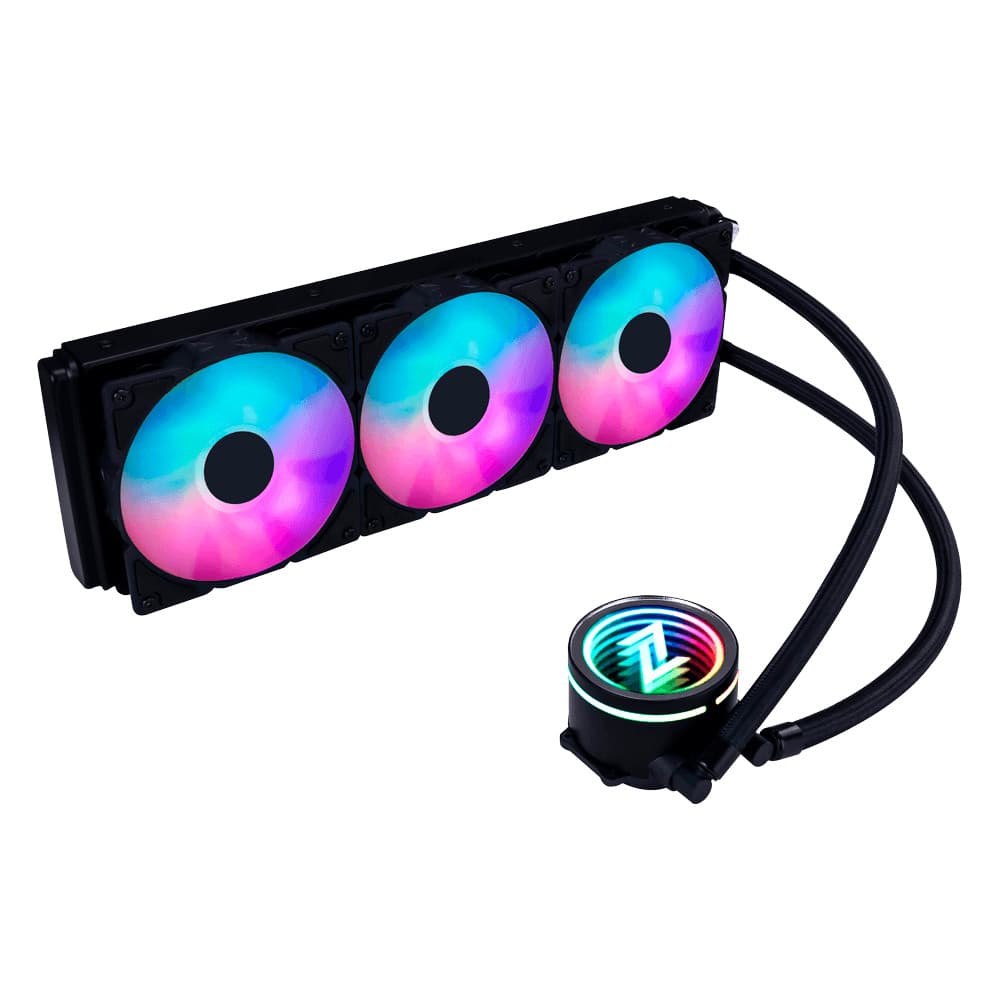 Water Cooler Neologic Liquid Color Dark Storm 3.6, Intel/AMD, ARGB, 360mm, Preto, NLDRK360ARGB