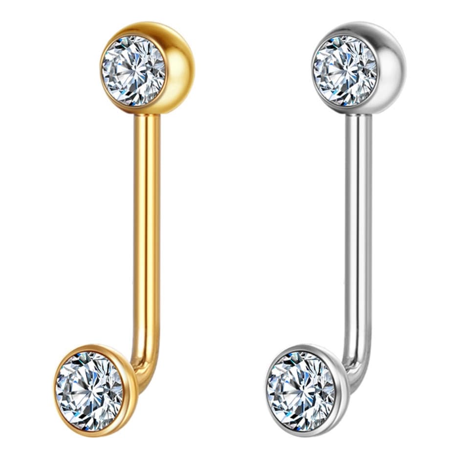 Piercing Christina  Intimo Zircônia Cravada