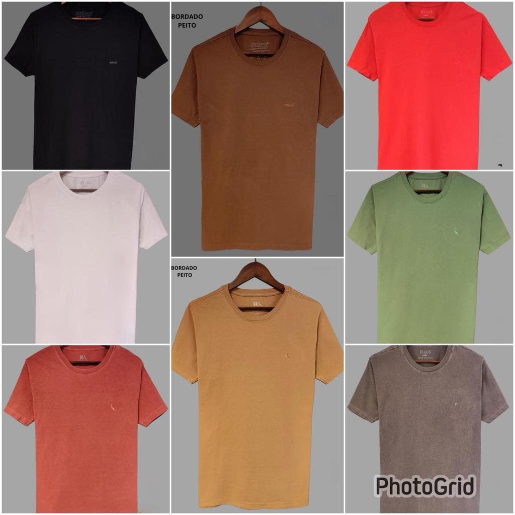 T-Shirt Premium Básica Casual e Versátil