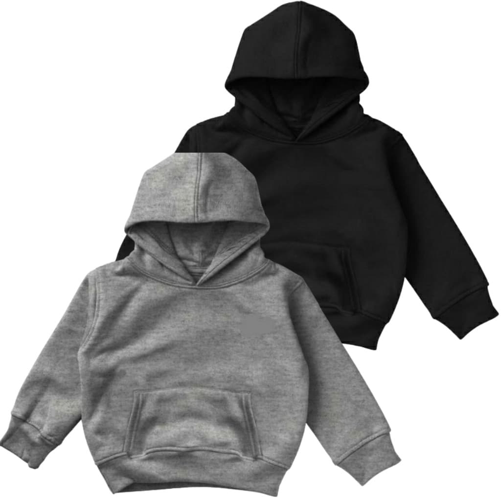 Kit 2 Moletom Unissex Infantil Canguru Blusa de Frio Tamanho 1 ao 14 / Promoção