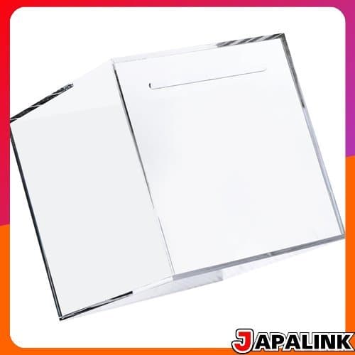 Cofrinho elegante, quadrado, em aço inoxidável, de grande capacidade e sem abertura, para guardar notas, RIMINA