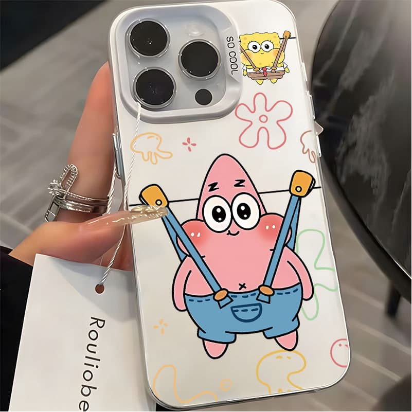 Patrick Estrela Capa Capinha Para iPhone 7 8 14 15 16 Plus XS X XR 11 12 13 17 Pro Max SE Normal Silicon Anti-impact