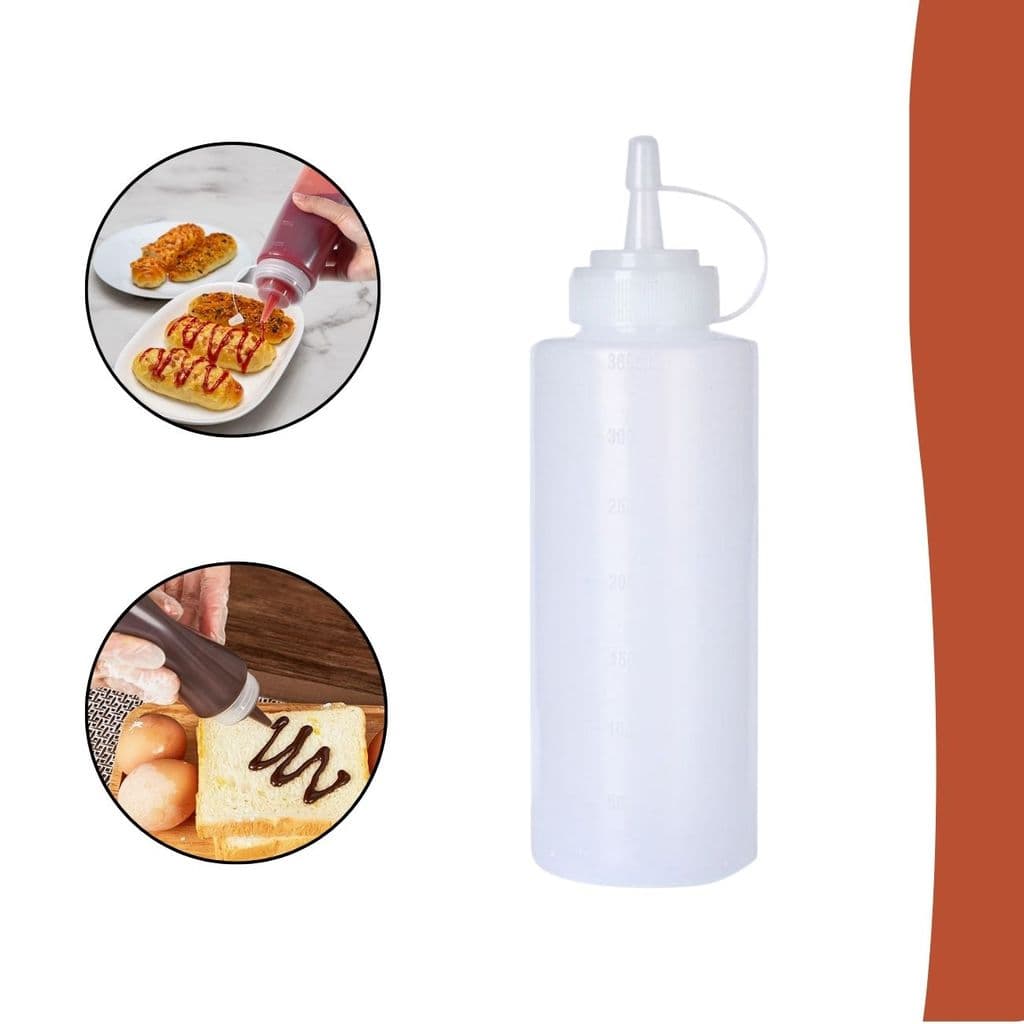 Bisnaga Para Molho Catchup Profissional Graduada 350 ML