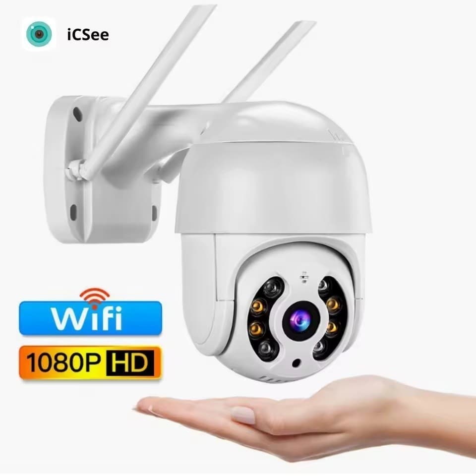 Câmera Segurança Wifi Smart IP ICSE A8 Áudio Infravermelho Sem Fio Casa