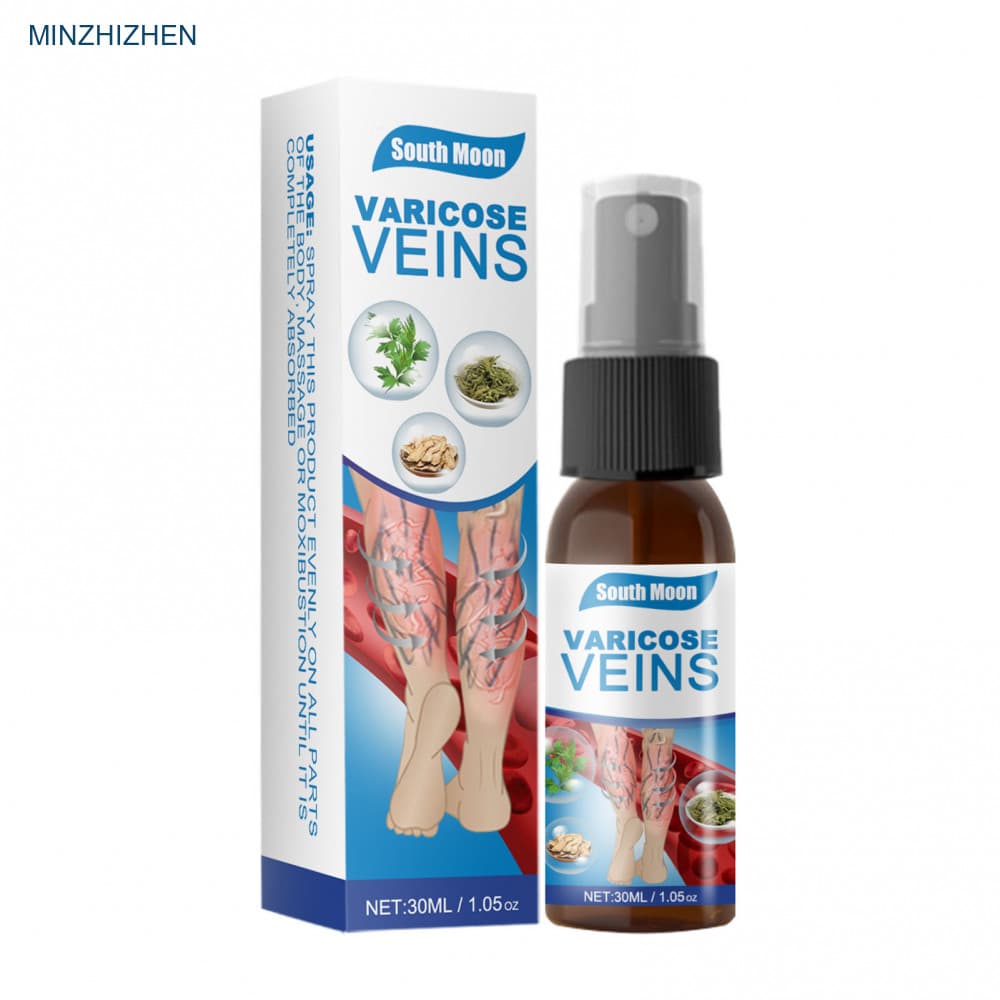 Spray Para Alívio De Veias Varicosas 30ml | Cuidados Com As Pernas Inchadas E De Aranha Acalma Fadiga , Coceira Desconfo