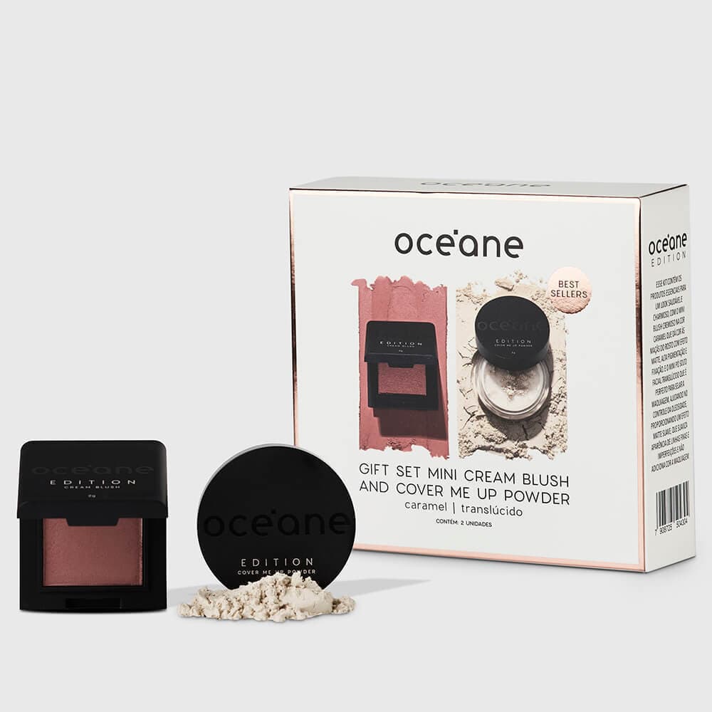 Kit Minis Edition Océane - Blush Cremoso + Pó Solto