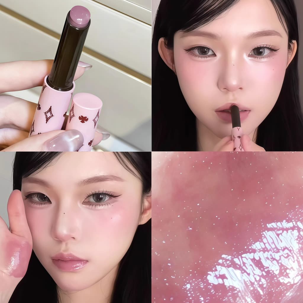 Finalmente encontrar hera roxo brilho labial substituição plana ~ laranja sólido brilho labial brilho de água batom lava