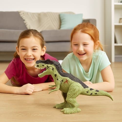 Dinossauro Brinquedo Rugido Realista Interativo Som Luz Educativo Infantil