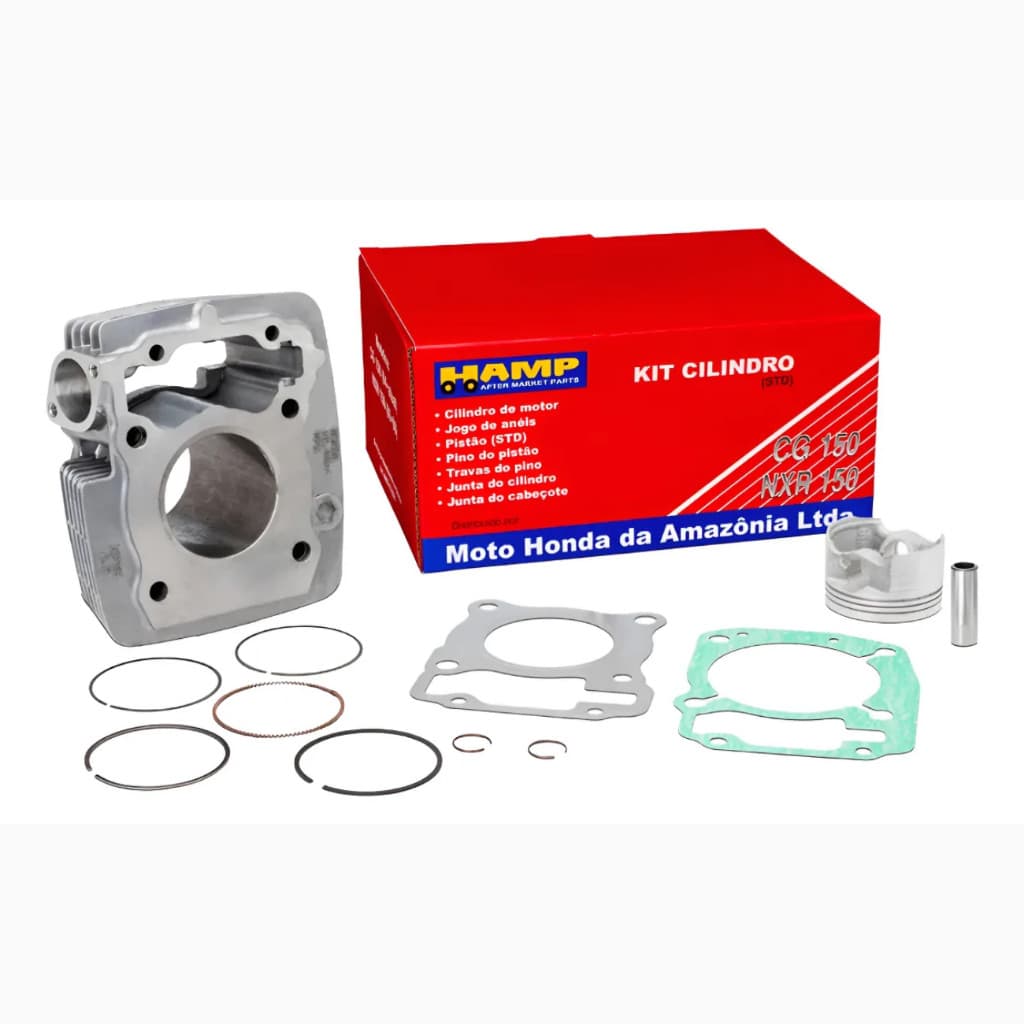 Kit Cilindro Motor Fan150 Titan150 Bros150 Hamp Honda H0615-KRM-C00