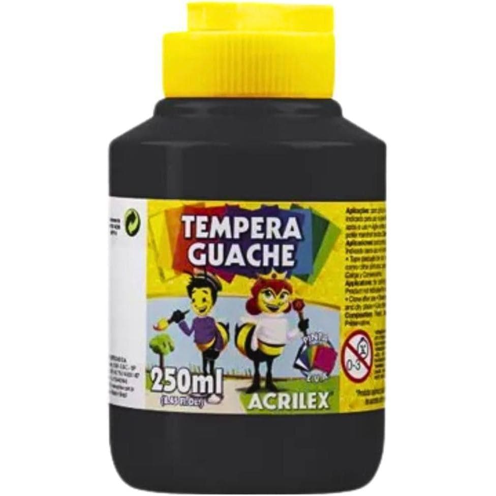 TINTA TEMPERA GUACHE 250ML PRETO - 02025520