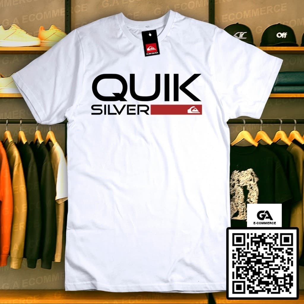 Camiseta Quiksilver Masculina Camisa T-shirt Skate Quik Streewear Sk8 Surf Adventure Confortável Blusa de Grife