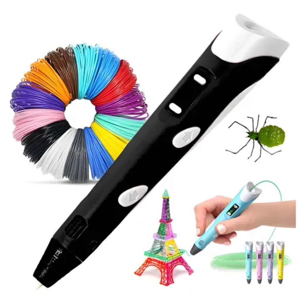 Caneta 3D Impressora Profissional + Refil + Cabo Usb
