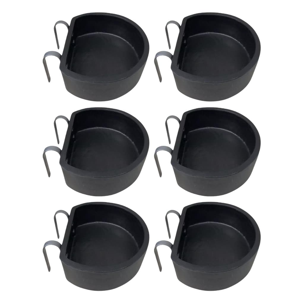 Kit 6 Comedouro Cachorro Pote Ração Cocho Cavalo 3 Litros