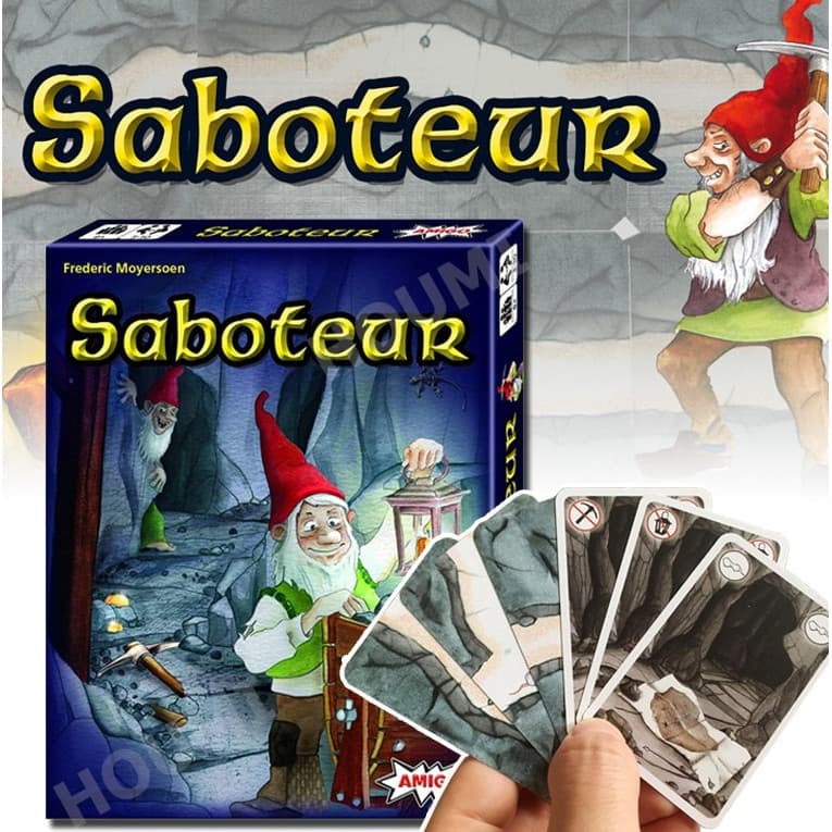 AMIGO Saboteur Card Game （with expansion pack）