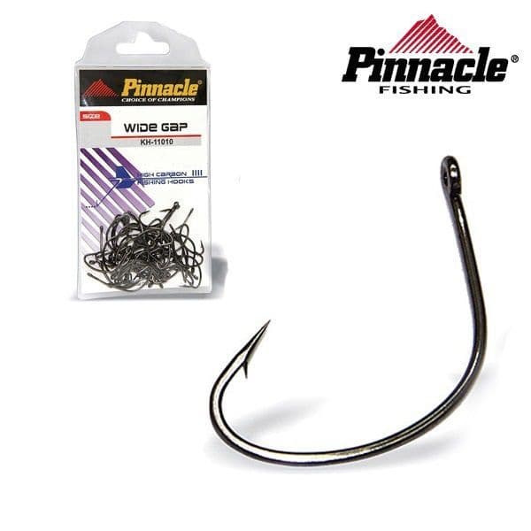 Anzol Pinnacle Wide Gap Nº 8  - 20 Peças
