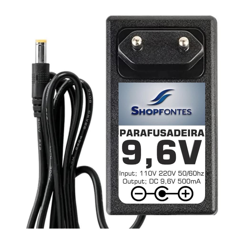 Fonte Carregador 9,6v Para Parafusadeira Skil 2212 2335 2330