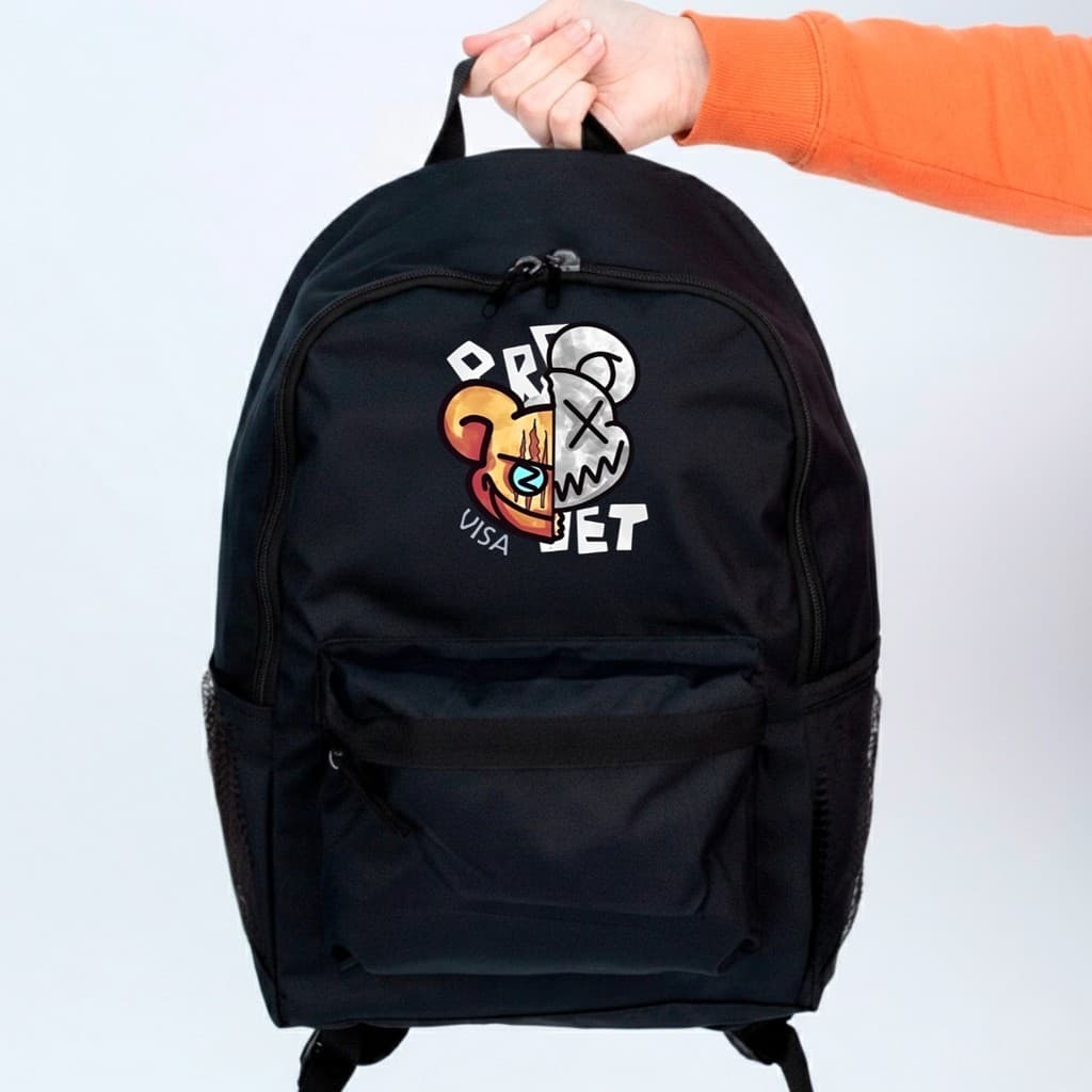 Mochila masculina feminina Streetwear Bolsa Escolar Trabalho Viagem Mala
