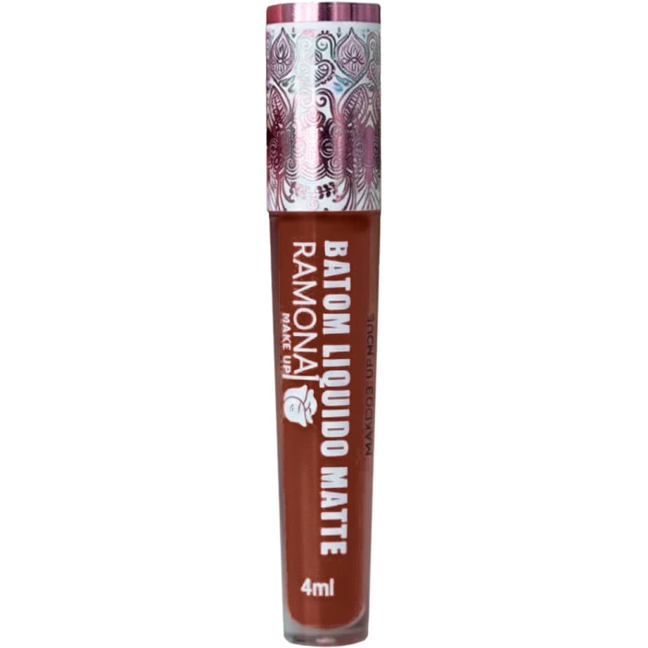 Batom Líquido Matte Cor 26 Caramelo 4ml - Ramona Make Up