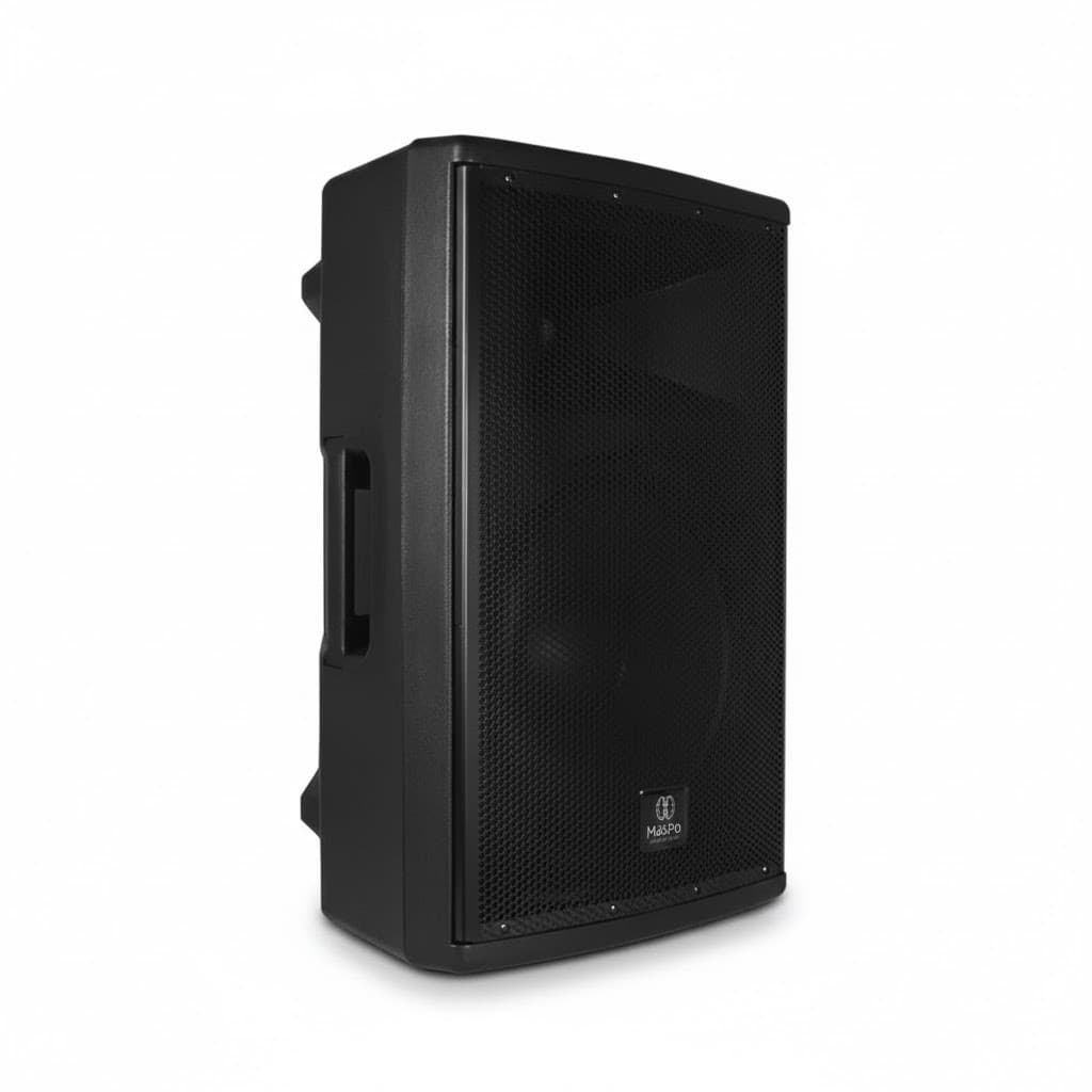 Caixa Som Passiva Amplificada MakPro 350W Profissional Som Potente Woofer 15”