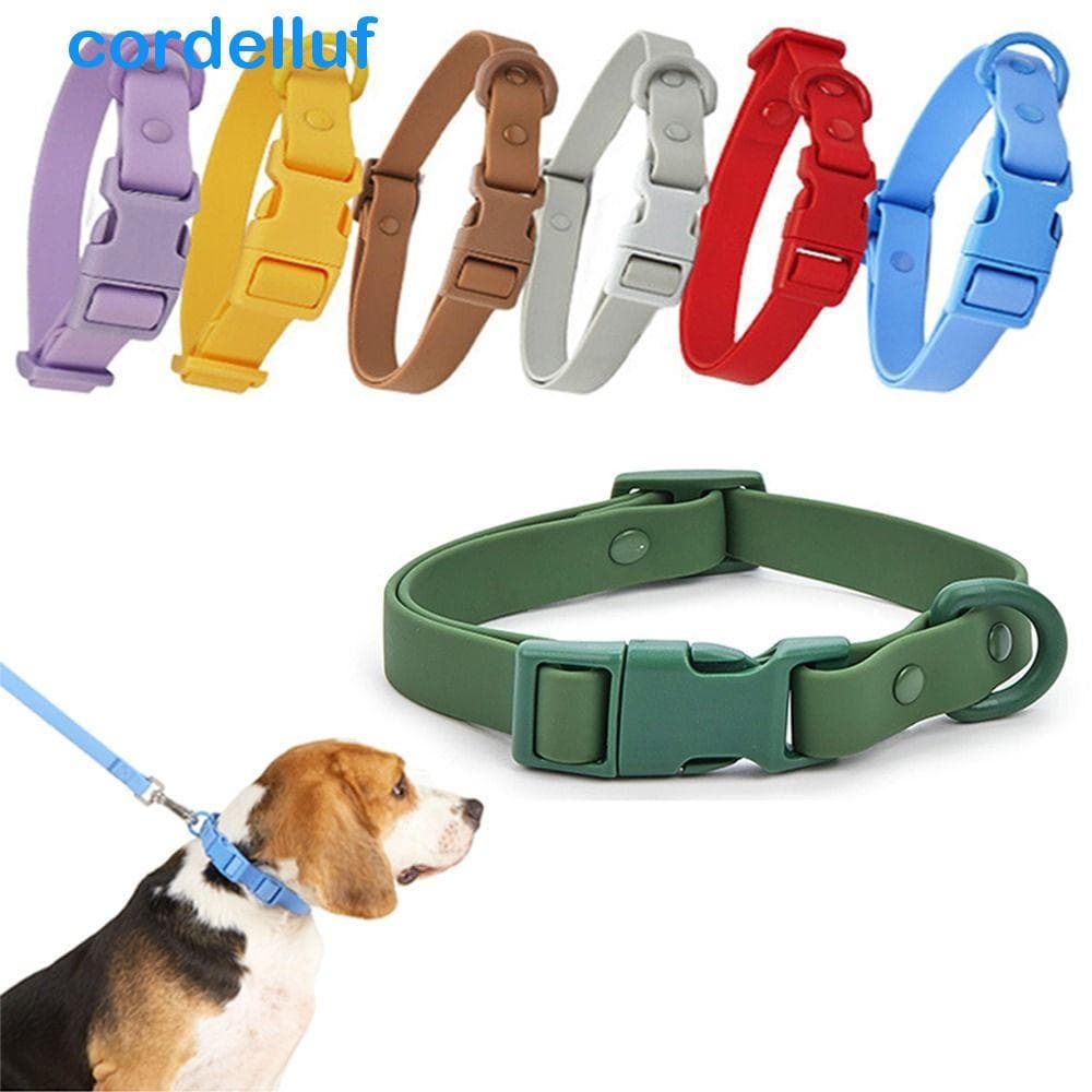 Coleira Impermeável Para Cães CORDELLUF , Elástica Identificação De Animais De Estimação , Corrente Com Fivela De Segura