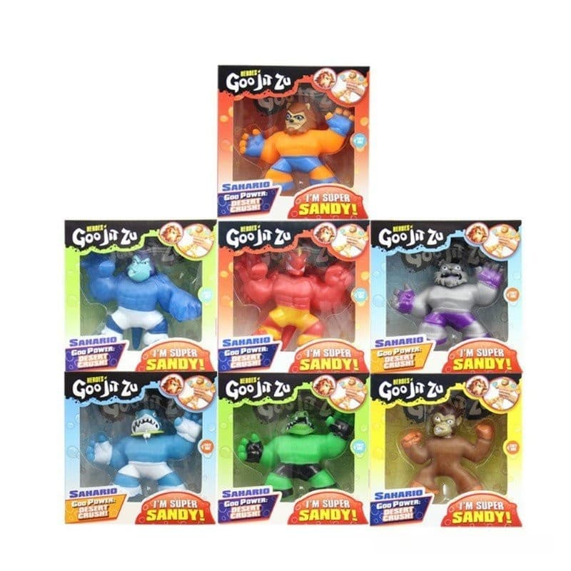 JAMXUN GOO JIT ZU Q Versão Super Elástica Estilo de Animação Animal Brinquedo de Imprensa Boneca de Borracha Elástica M