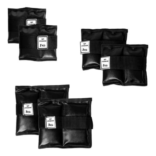 Kit Tornozeleira 3 Pares Sendo Um Par De Cada  1kg , 2kg 3kg