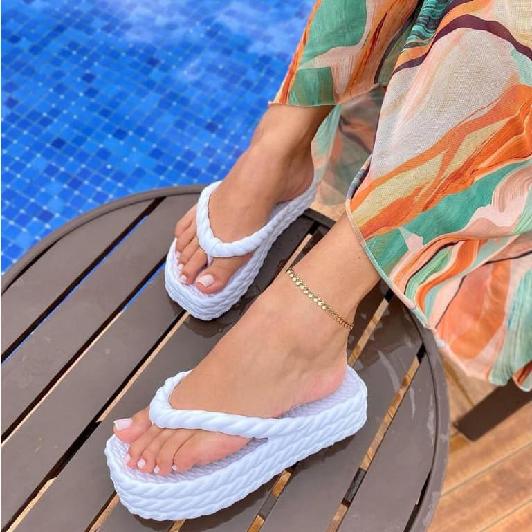 Chinelo Plataforma Miami EVA – Leve, Macio e Confortável