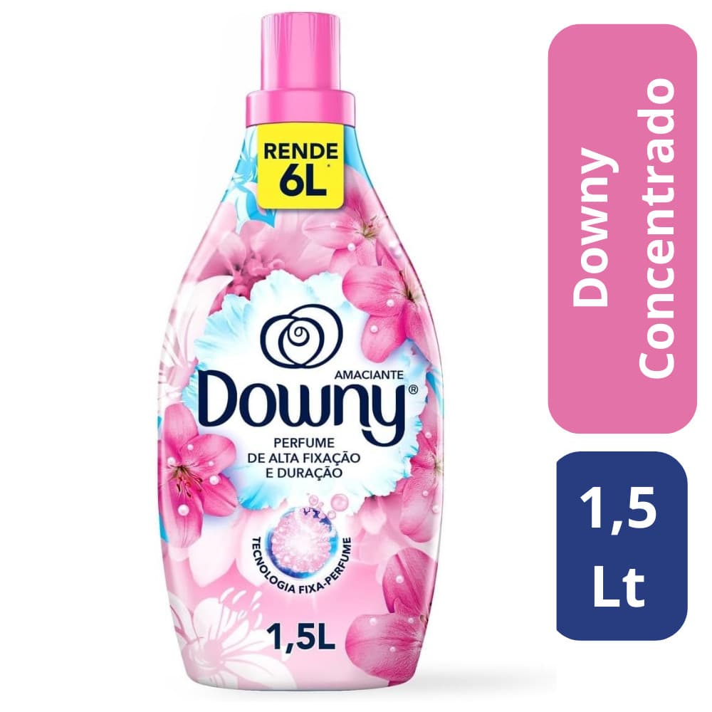 Downy Concentrado Frescor da Primavera Amaciante 1,5L Econômico