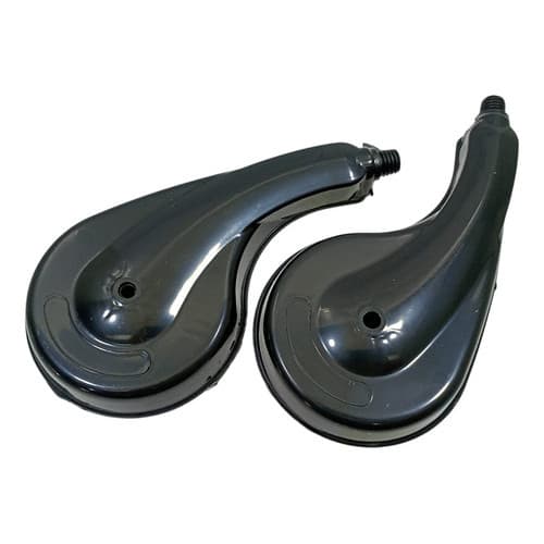 par Calota Calotinha Roda Caminhao plus preta Forti Ar Preto